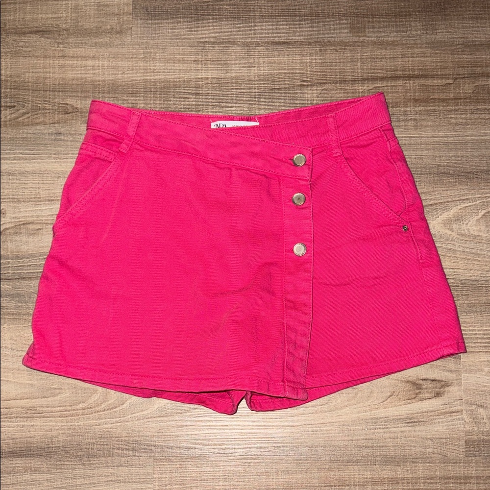 🩷 NWOT ZARA PINK SKORT SIZE MEDIUM 🩷